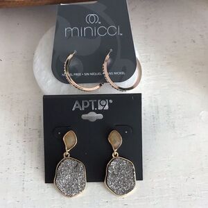 Apt.9 /Minicci Earrings NWT 